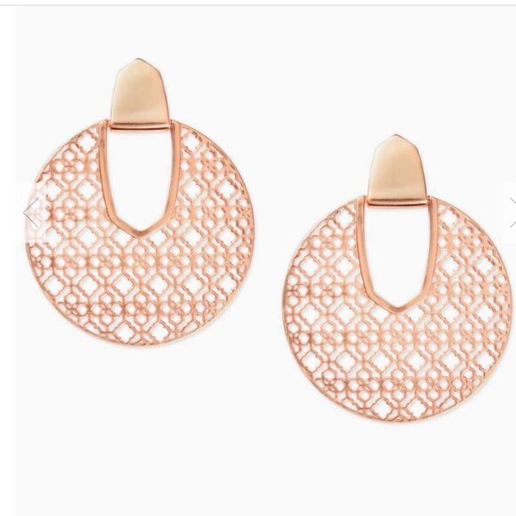 Nwt Kendra Scott Diane disc earrings ( sold out everywhere) - Picture 3 of 5